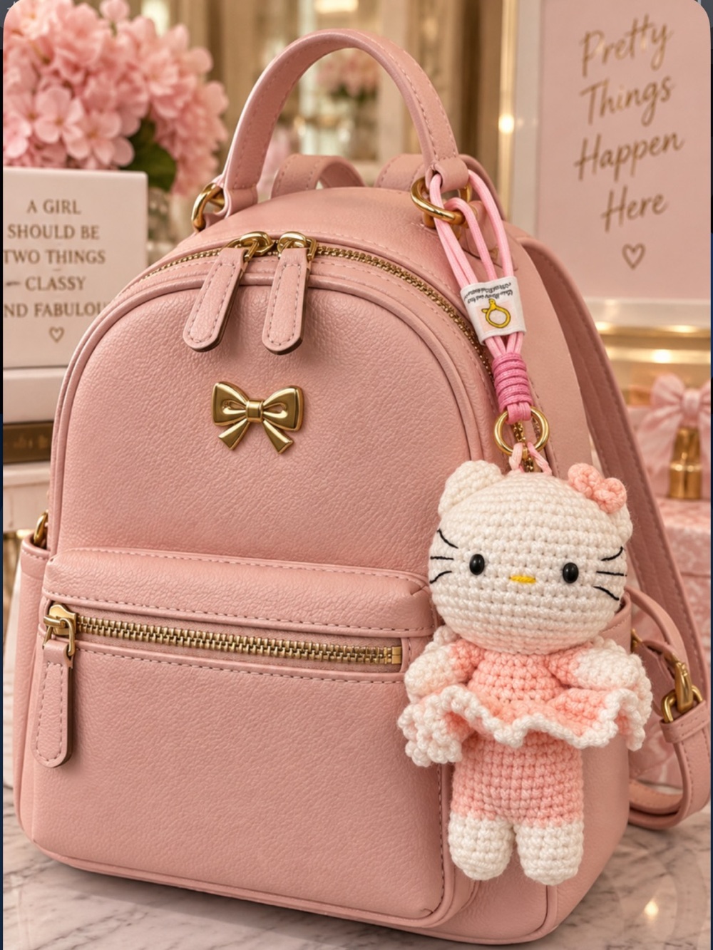 NWT Sanrio Officially Licensed Crochet Hello Kitty with TuTu Ballerina Kawaii